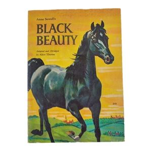 Vtg Black Beauty Paperback Book First Print